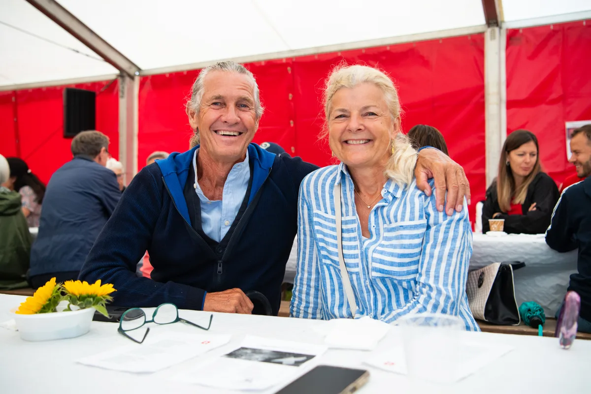 1. August 2023: Ueli Tamborini und Anita Irniger.
